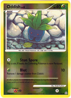 Oddish - 111/146 - Common - Reverse Holo